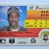 Barry Bonds O Pee Chee Premier 1990 Card #12 Pittsburgh Pirates Back