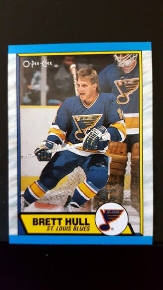 Brett Hull O-Pee-Chee 1988-89 NHL Trading Card #186