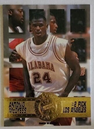 Antonio McDyess  Press Pass 1995 Gold Card 2 Alabama Crimson White Top