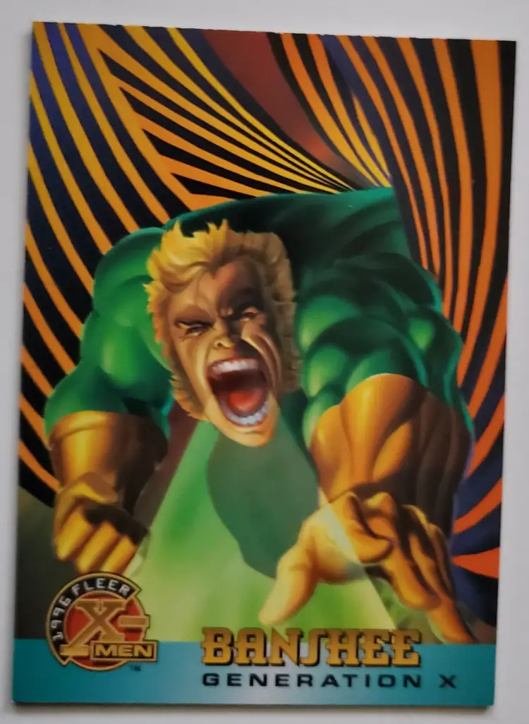 Banshee Fleer 1996 X-Men Card #29