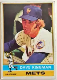 Dave Kingman Topps 1976 card 40