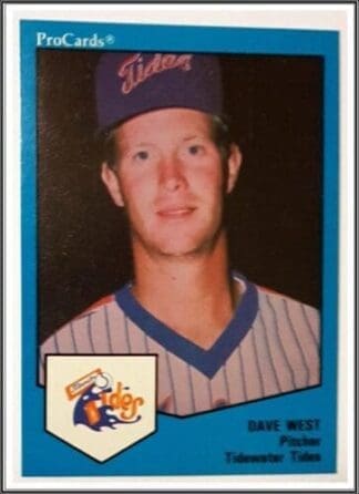 Dave West Minor League Baseball ProCards 1989 Card #1973