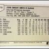 Dwight Smith ProCards 1989 Back
