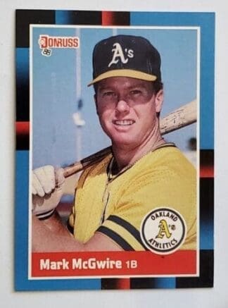 Mark McGwire Donruss 1988 MLB Trading Card #256 Oakland A's
