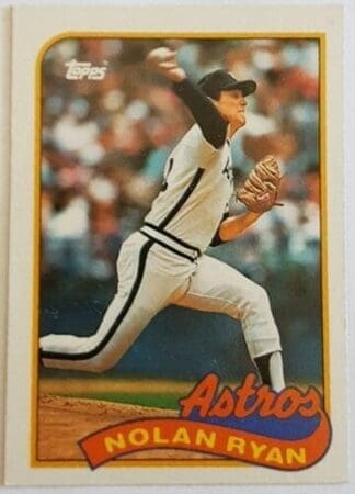 Nolan Ryan Topps 1989 MLB Trading Card #530 Houston Astros