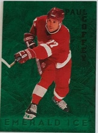 Paul Coffey Parkhurst 1995 "Emerald Ice" NHL Trading Card #66 Detroit Red Wings