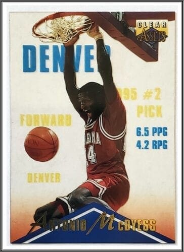 Antonio McDyess Classic Clear Assets 1996