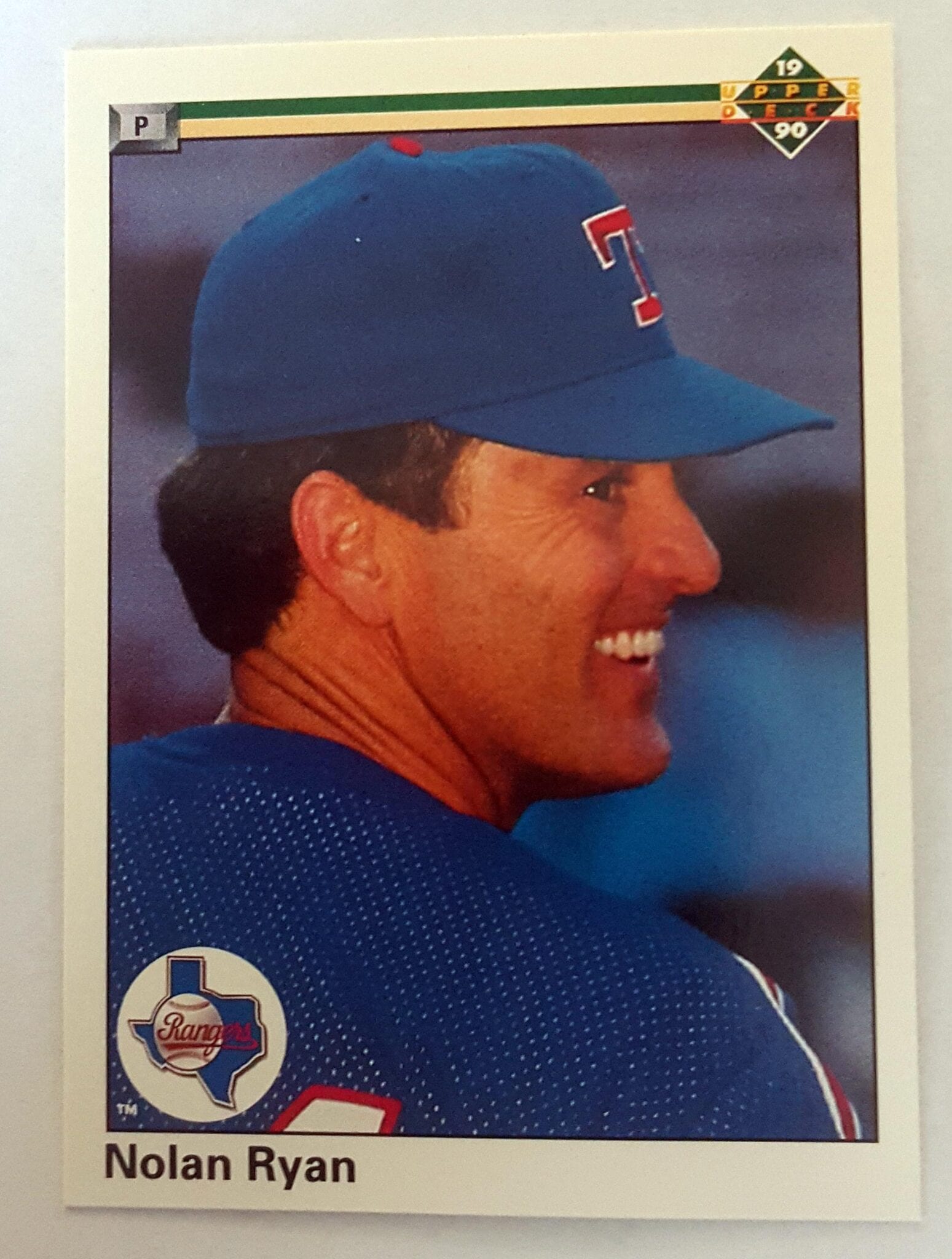 Nolan Ryan Upper Deck Card Texas Rangers