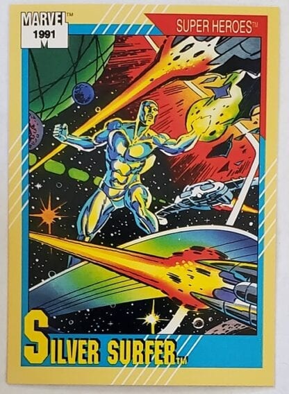 silver surfer marvel comic card 1991 45