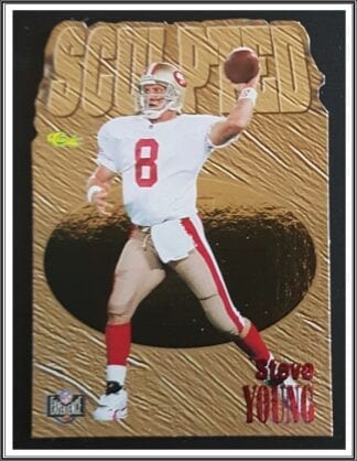 Steve Young Classic "Sculpted" 1995 NFL Trading Card # S16 San Francisco 49ers