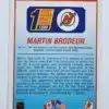 martin-brodeur-score-1990-new-jersey-devils-back Martin Brodeur Score 1990 Card #439 back