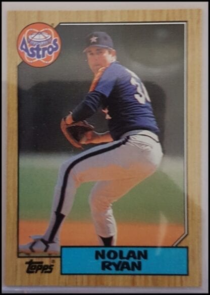 Nolan Ryan Topps 1987 MLB Card #757 Houston Astros