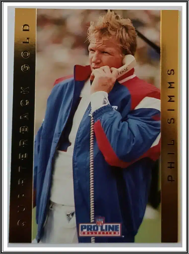 Phil Simms Proline 1992 Card#17