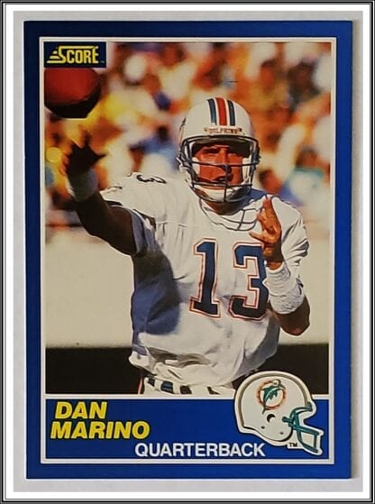 Dan Marino Score 1989 NFL Card #13 Miami Dolphins