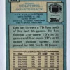 Dan Marino Topps 1988 Card #190 Back