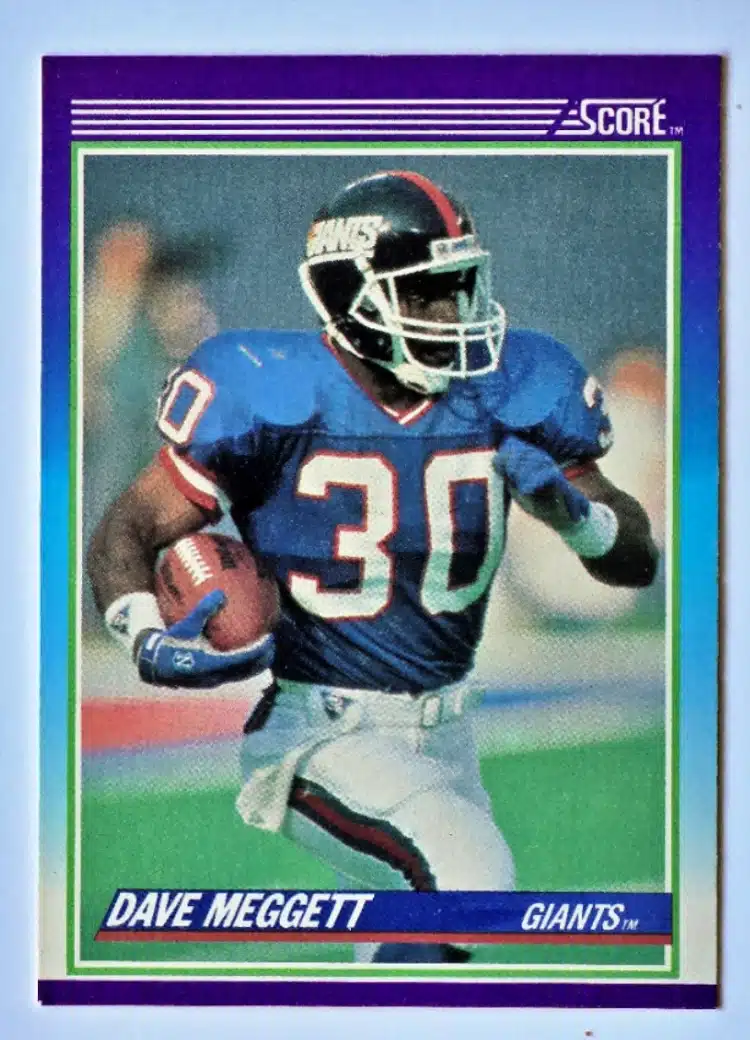 Dave Megget Score 1990 Card #150