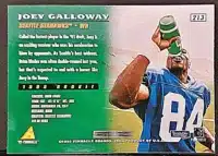 Joey Galloway Pinnacle 1995 #213 Back