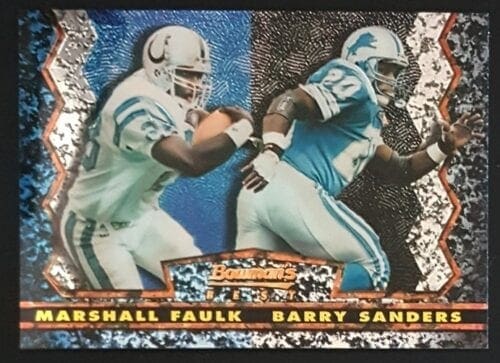 Marshall Faulk Topps Bowman's Best 1995 Card #19