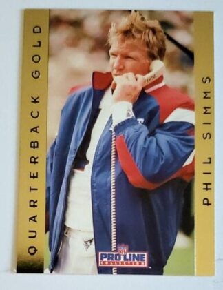 Phil Simms Pro Line 1992 Quarterback Gold #17