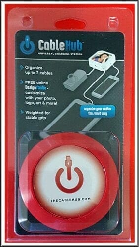 Red Cable Hub Organizer