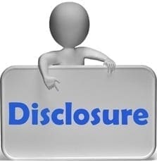 Store Policy Disclosure Symbol