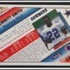 Emmitt Smith Pacific 1991 Card # 107 back