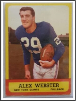 Alex Webster Topps 1963