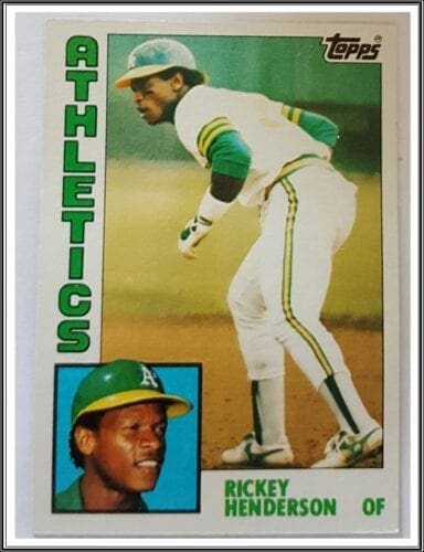 Rickey Henderson Topps 1984