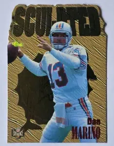Dan Marino Classic 1995 Sculpted Card #S12