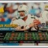 Dan Marino Pinnacle 1995 Zenith Edition Back