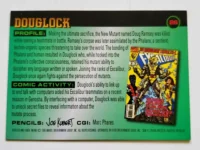 Douglock Fleer 1996 X-Men Card #26 Back