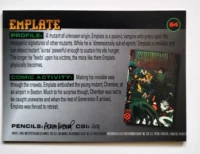 Emplate Fleer 1996 Card #64 Back