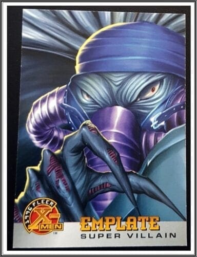 Emplate Fleer 1996 X-Men