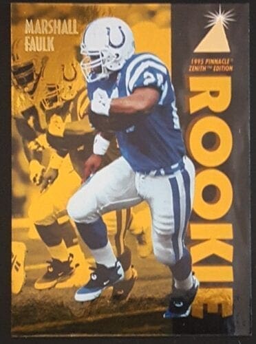 Marshall Faulk Pinnacle 1995 Zenith Edition "Rookie"