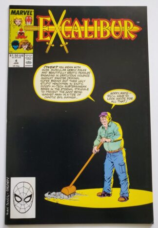 Excalibur January 1989 Marvel Comics Issue #4