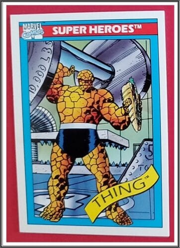 The Thing Marvel Comics Cards 1990