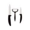 Ceramic Cutlery Set 3-Piece with Anti-Slip Grip Open