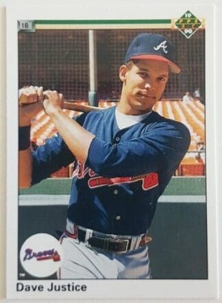 Dave Justice Upper Deck 1990