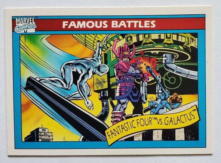 Fantastic Four -vs-Galactus Marvel Comics Cards 1990