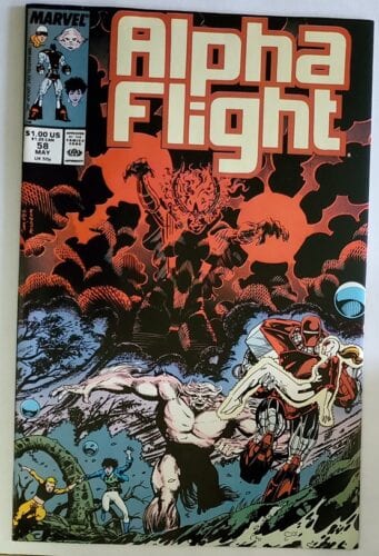 Alpha Flight Issue #58 Marvel Comics
