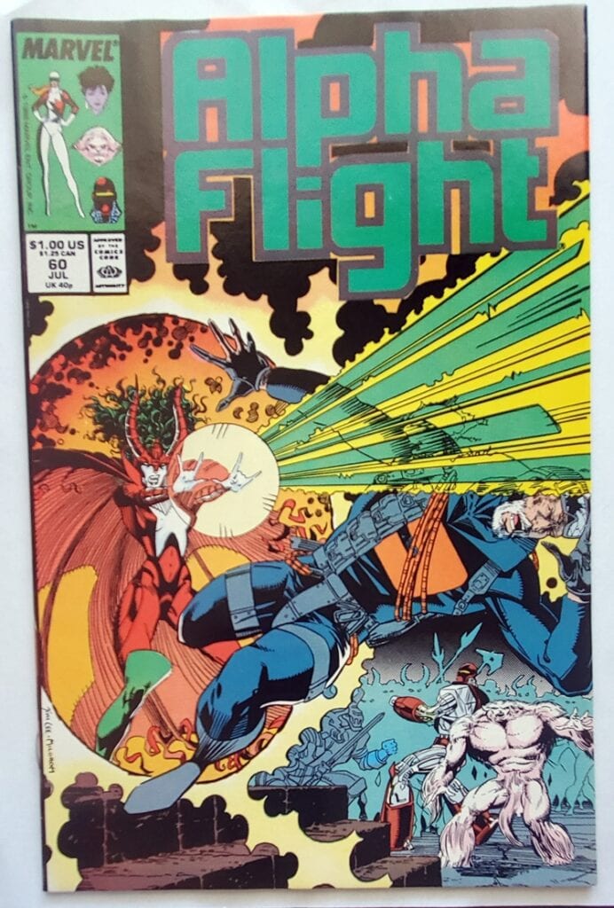 Alpha Flight Issue #60 Marvel Comics July 1988