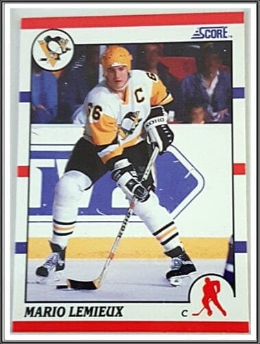 Mario Lemieux Score 1990 Card #2