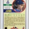Joe Sakic Score 1990 Back