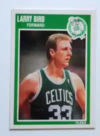 Larry Bird Fleer 1989 Card #8