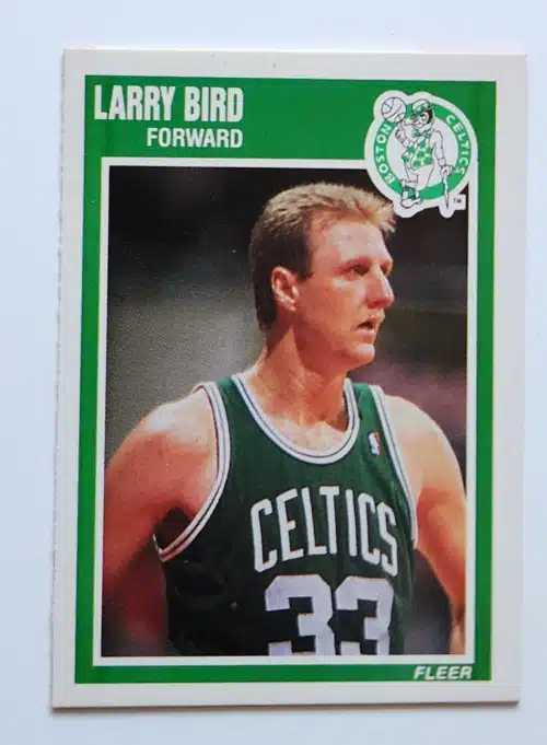Larry Bird Fleer 1989 Card #8
