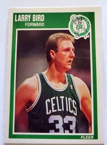 Larry Bird Fleer 1989 NBA Card #8