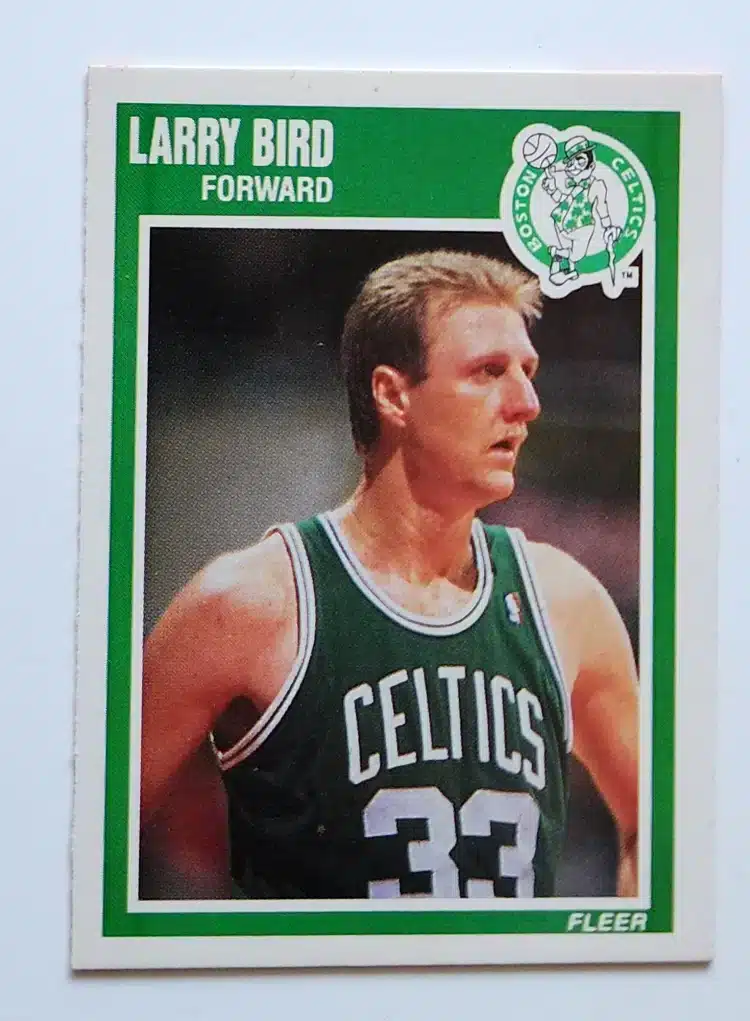 Larry Bird Fleer 1989 Card #8