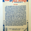 Larry Bird Fleer 1989 Sticker #10 Back