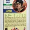 Mario Lemieux Score 1990 Card #2 Back