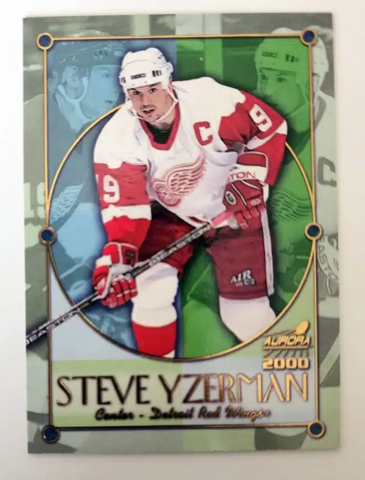 steve-yzerman-aurora-2000-1999-13 Steve Yzerman Aurora 2000 1999 Card #13